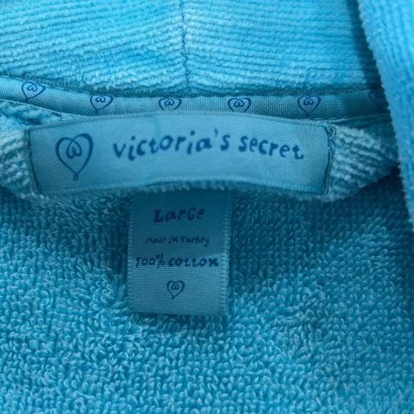 Vintage Victoria Secret corduroy 100% heavy Turkish cotton bathrobe - Picture 2 of 7